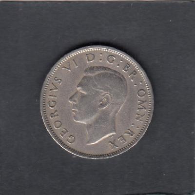 Beschrijving: 2 Shillings  GEORGIUS VI  